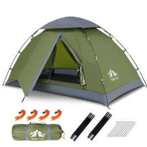 Night Cat Upgraded Backpacking Tents 1- 2 Persons Easy